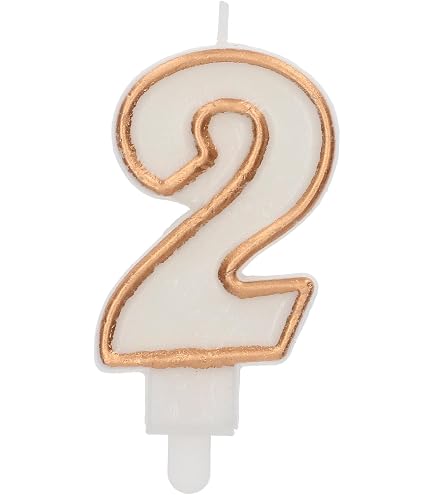 Palloncino Gigante In Foil Unique Party – Numero 2 Dorato, 86 Cm, Per 2° Compleanno E Feste - 4