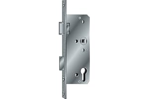 GU BKS Glastür-Einsteckschloss PZW 20/40/72/8mm DINrechts silber ktg. BKS