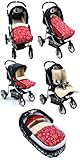 BABYLUX Fußsack LAMMWOLLE Winterfußsack Kinderwagen- Babyschale- Fußsack - 2