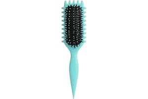 3 in 1 Curl Defining Brush, Curl Styling Brush, Reduce Pulling and Separating Curls, Curl Defining Brush, Shaping and Defining Curls Multicolor