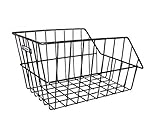 Adie Large Rear Black Wire Cycle Basket + Brackets