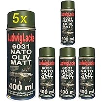 Nato Oliv Matt Spraydose 400ml RAL 6031 Sprühdose Lackspray