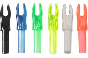 MILAEM 50pcs Tiro con L'Arco Freccia Nocks Frecce Cocche Sostituibile plastica Insert Nock Code di Freccia per ID 4.2mm Albero della Freccia