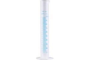 LATRAT Messzylinder aus Kunststoff, transparent, 100 ml, Kunststoff