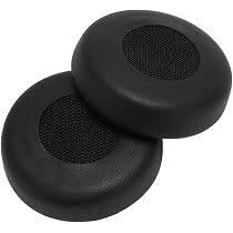 Ersatz Ohrpolster Für Jabra Evolve 20, 30, 40, 65 Serie – Aus Memory-Schaum & Proteinleder, Schwarz – Einfacher Austausch In 5 Minuten