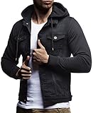 HOCHWERTIGE VERARBEITUNG: Der unglaublich stylische Jeans-Hoodie in tollem und außergewöhnlichem Design. Das Material wird aus leichten aber dennoch hochwertigen Stoffen hergestellt und sorgt für ein angenehmes Gefühl. 70% Baumwolle, 30% Polyester; Jeans: 98% Baumwolle, 2% Elasthan