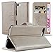 Price comparison product image Cadorabo Book Case works with Apple iPhone 8 PLUS / 7 PLUS / 7S PLUS in CAPPUCINO BRAUN – with Magnetic Closure, Stand Function and Card Slot – Wallet Etui Cover Pouch PU Leather Flip