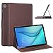 Produktbild HONGWEI Hülle kompatibel für Samsung Galaxy Tab S5e 10.5 Inch T720 T725,Hochwertiges PU Leder Case Schutzhülle - mit Automatischem Schlaf Funktion und Standfunktion Brown