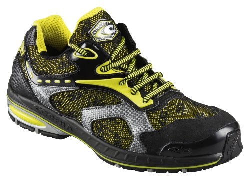 Cofra Sicherheitsschuhe Palmares S1 P New Jogging hoch atmungsaktiv, Größe 47, gelb, 19090-000