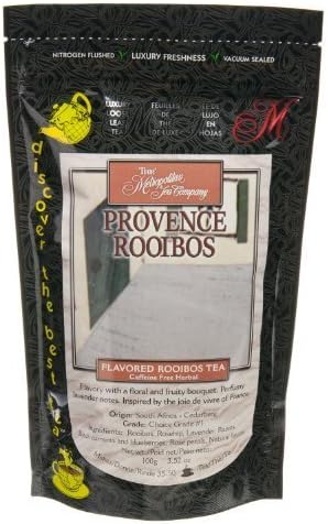 Metropolitan Tea Discovery Loose Tea Pack, Provence Flavored Roibos, 100gm by Metropolitan Tea