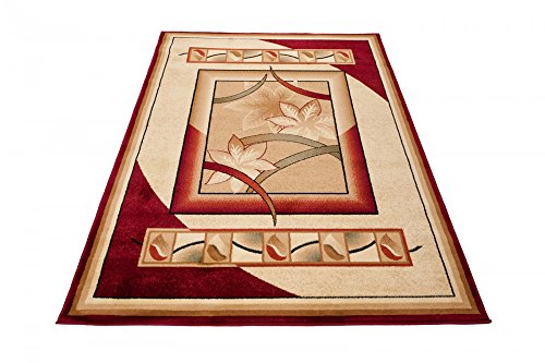 TEPPICH KLASSISCH SEHR BUNT wunderschöne Muster PERFEKT INS WOHNZIMMER in CREME (70 cm x 140 cm) - 5