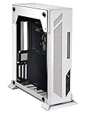 Para jugadores exigentes Lian Li PC-O5SW Carcasa de Ordenador Perfil bajo (Slimline) Negro, Blanco - Caja de Ordenador (Perfil bajo (Slimline), PC, Aluminio, Vidrio Templado, Mini-ITX, Negro, Blanco, 8,5 cm)