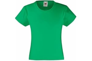 ATELIER DEL RICAMO T-Shirt Bambina Valueweight Fruit of The Loom