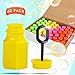 Produktbild Ucradle Seifenblasen Set, Mini Party Bubbles (48 teilig), Anfassbare Seifenblasen für Kinder Geburtstag Gastgeschenk Party, Deckel Geduldspiel Spass beim Seifenblase Pusten, 17 ml Flüssigkeit