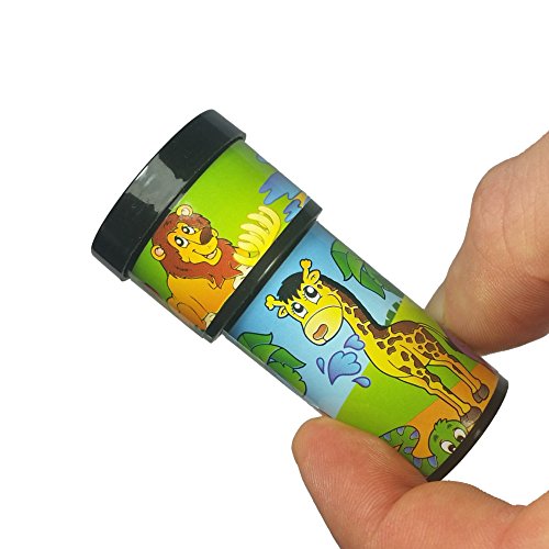 German Trendseller® – 6 x Mini Kaleidoskope Tiere ★ NEU ★ ┃ Kindergeburtstags ┃ Mitgebsel ┃ 6 Stück - 2
