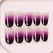 Wedding Bride Graduate Color Artificial Gradiente False Nail Art Tips Makeup 24pcs