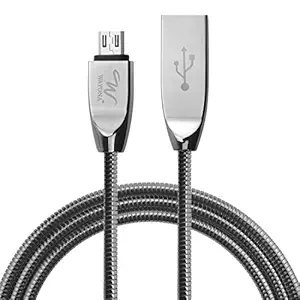 Wayona Metal Durable Micro USB Cable, Android Fast Charger and Sync Cord for Android Devices, Samsung, HTC, Motorola, Nokia, Kindle,Tablet and More (Black)