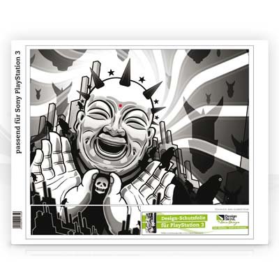 Preisvergleich Produktbild VCM DesignSkins für PS3, Design-Folie Buddha