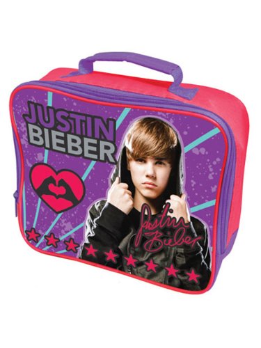 Official Justin Bieber Insulated Lunch Box Bag