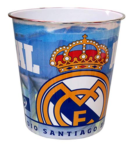 C Y P Poubelle du Real Madrid c.f. 23,6 x 24 x 23,6 cm