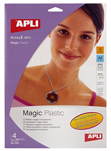 APLI Plástico Mágico transparente 4hojas