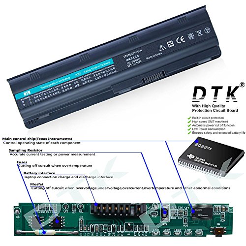 Más Barato Dtk® Batería de Repuesto para Portátil Hp G32 G42 G62 G4 G6
G7 ; Compaq Presario Cq32 Cq42 Cq43 Cq430 Cq56 Cq62 Cq72 ; Hp Pavilion
Dm4 ;Fits Mu06 593553-001 593554 Mu09 [10.8v 6600mah 9-cell] Revisión