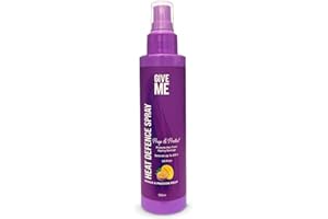 Give Me Cosmetics Heat Defence Spray, Mango & Passion Fruit, Protect Your Hair from Heat Damage, for Temperatures up to 230°, UV Filter