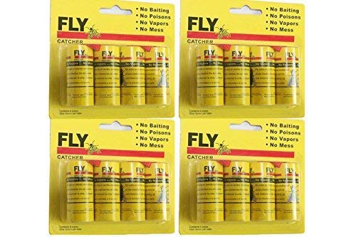 Preisvergleich Produktbild JUDIAO 16x Fliegenfänger Rollen - Insektenfalle - giftfrei, umweltfreundlich, hygenisch Fliegenfänger Rollen, Insektenfalle, giftfrei, umweltfreundlich, hygienisch