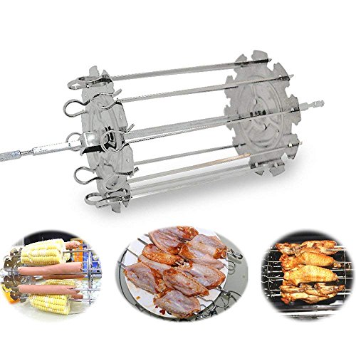 Wdj BBQ Barbecue Roestkebab Kebab Maker Fleisch Brochettes Spiess Maschine BBQ Grill Zubehoer Werkzeuge Set