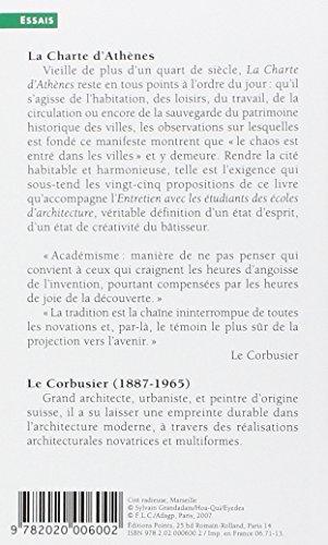 Livres Couvertures de La Charte D'athã¨Nes