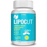 Vokin Biotech Lipocut Advanced Weight Loss Formula Support Weight Loss & BMI Reduction (60 capsules)