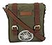 The House Of Tara Wax Coated Cotton Canvas Messenger Bag (Olive Green) RS.899.00