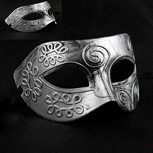 ROSENICE Masquerade Masken Kühlen Erwachsenen Männern Griechische Römische Kämpfer Gesichtsmaske für Ball Maskenball Fancy Dress - 2