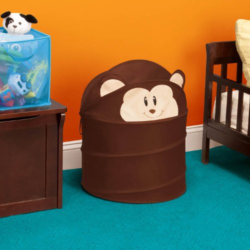 Wäschesammler – Wäschekorb – Wäschebox für Kinder mit Motivauswahl (Affe) - 2