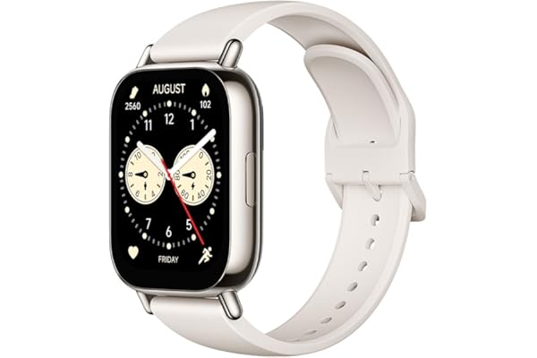 XIAOMI Redmi Watch 5 Lite, Llamadas Bluetooth, Pantalla AMOLED de 1.96 Pulgadas, Monitor de frecuencia cardíaca, 150 Modos Deportivos, hasta 18 días de autonomía, Dorado