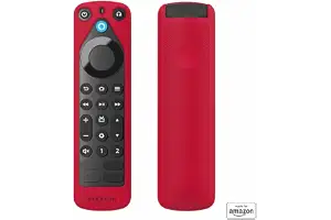 Nueva funda "Made for Amazon" para el mando por voz Alexa Pro (modelo del 2022), Rojo
