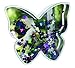 Glitter Butterfly Waterglobe, Snow Globe with Butterfly Foils - Women, Womans, Lady, Ladies, Her Best, Top, Selling Fun, Novelty, Birthday, Christmas, Xmas Gift, Present Idea