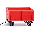 siku 2898, Four-Wheel Trailer, 1:32, Metal,Plastic, Red, Tiltable body