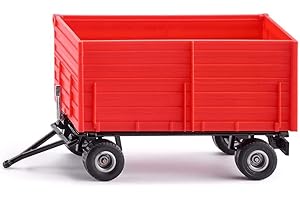 siku 2898, Rimorchio a due assi, 1:32, Metallo e Plastica, Rosso, Cassone ribaltabile