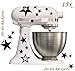 Decal Stickers for Kitchen Robot, Matte Black