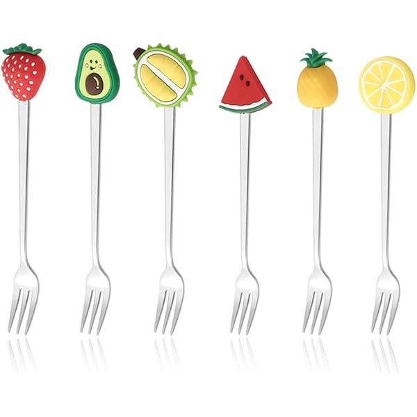 30 Forchette Finger Food Per Bambini - Stuzzicadenti Decorativi Natale Con Forme Carine