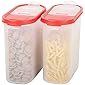 Cutting EDGE Flip-Top Kitchen Storage Container & Dispenser Set for Rice, Dal, Atta, Flour, Cereals, Snacks, Stackable…