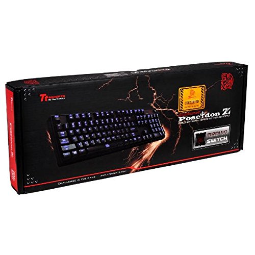 Tt eSPORTS Poseidon Z Illuminated Brown Switch Gaming Tastatur - 3
