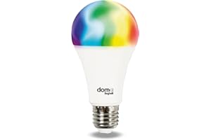 Beghelli - Lampadina LED Smart Dom-e E27 14W RGB-CCT WiFi, Compatibile con Alexa, App Domotica, Regolazione Colori e Intensità, Controllo Vocale, Facile Installazione - Bianco, 1 Unità