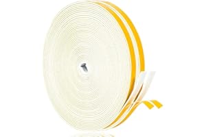 AIDEGER Weather Stripping Door Seal Strip with Self Adhesive Foam Tape Soundproof Door Draft Stopper for Doors Windows and Shower Glass Gaps