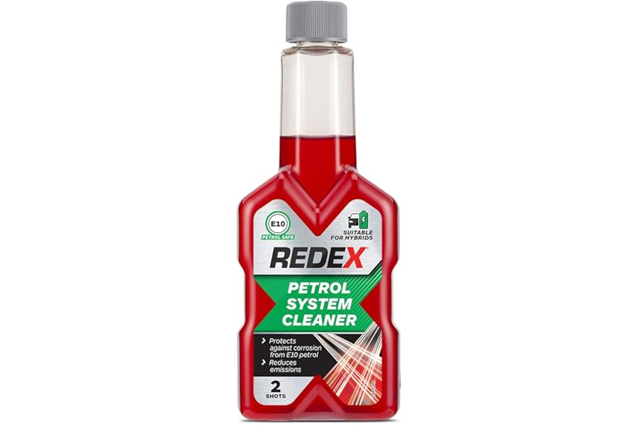 Redex Petrol System Cleaner 250ml, Petrol Injector Cleaner To Remove Harmful Deposits, Maximise Performance & Increase Fuel Economy Fuel Additives For Petrol Engines, Suitable For Hybrids