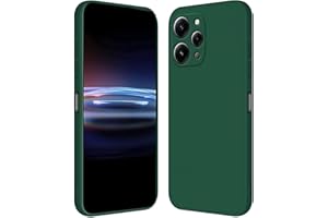 RankOne Funda para Redmi 12 (4G) / Redmi 12 5G (6.79" Inches) Carcasa de Silicona de TPU Suave - Verde Oscuro