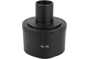 VBESTLIFE 23,2 mm Mikroskop Adapterring, T2-FX Metall Adapterring für 23,2 mm T Mount Mikroskop für die Fuji FX Mount Kamera