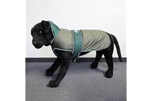 Wallace & Jones | Hundemantel Eisbär - Perfect Coat Olive-Grün Rückenlänge ca. 85cm
