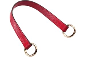 MoreChioce 52CM Anse de Sac Cuir,Sangle de Sac à Main DIY Remplacement pour Bandoulière Femmes Sangle de Rechange avec Boucles